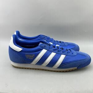Adidas Dragon OG Running Shoes Men Size 12.5 Blue White Gum Comfort Sneakers